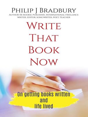 cover image of Write That Book Now